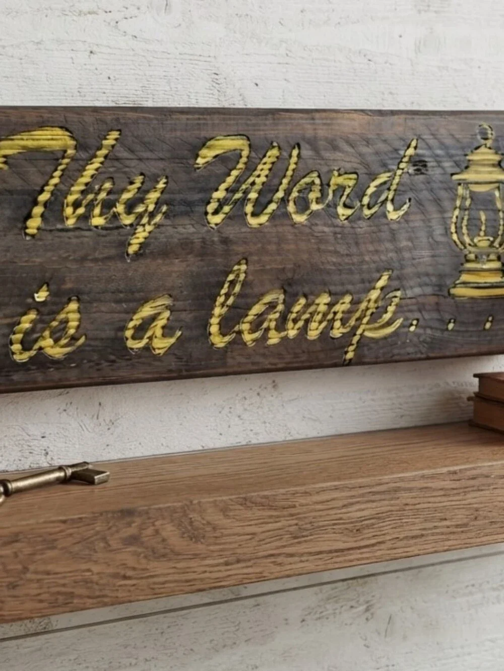 Inspirational Rustic Wooden Sign